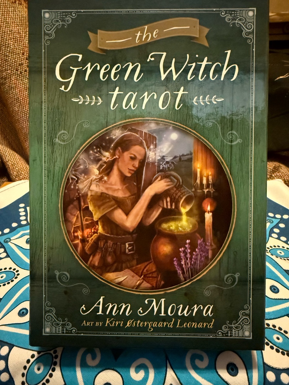 The Green Witch Tarot Deck by Ann Moura and Kiri Østergaard Leonard